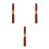 3Pièces Outil Réparation Rouleau Pression Bois Marron Instruments 9