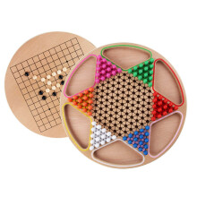 2Ensembles Jeu De Plateau Gobang En Bois, Jouet Éducatif Enfant