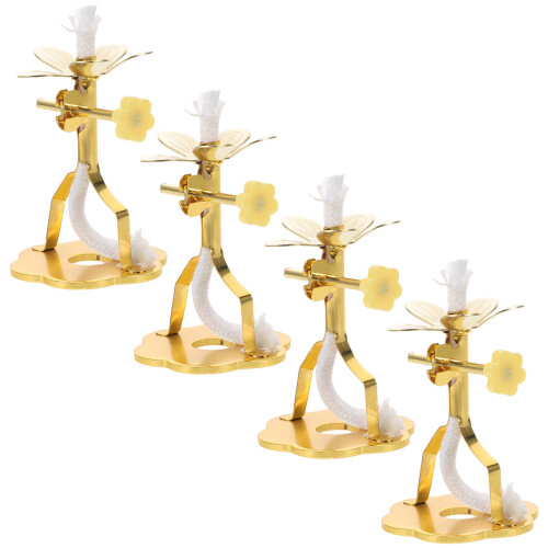 20Pièces Support De En Alliage Pour Lampe À Huile Temple