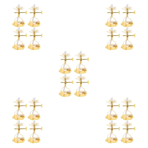 20Pièces Support De En Alliage Pour Lampe À Huile Temple 2