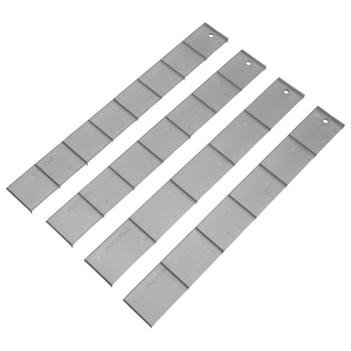 3Ensembles Outil Décor Gâteau Noir PP Règle Coupe Pour Cuisson 1