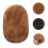 2Pièces Nettoyants Multiusage Chaussures Laine Imitation Café 9