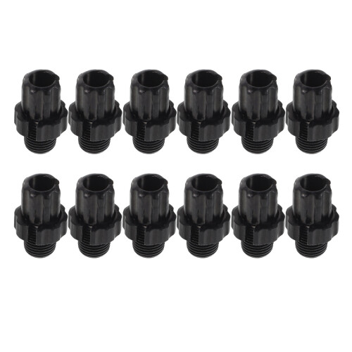 24Pièces Vis Alliage Aluminium Noir Résistant 1