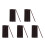 1500Pcs Coffee-Colored Two Hole Stir Sticks for Hot Beverage Stirring 4