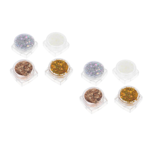 8Pièces Scène Gel Pailleté Enfants Pet 2