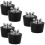 6Pièces Bouchons Étanches Pour Au Sol En PVC Noir Usage 7