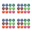 48Pièces De Football Mini Tabletop Couleurs Durables 7