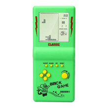 Nostalgic Pocket Game Classic Retro Handheld Game Players for Console Children'S Machine Kids Puzzle Toys Green