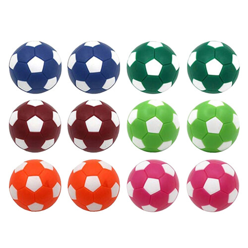 48Pièces De Football Mini Tabletop Couleurs Durables 1