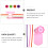2Pièces Outil Rouleuse Papier Quilling DIY Rose Confortable Durable 4