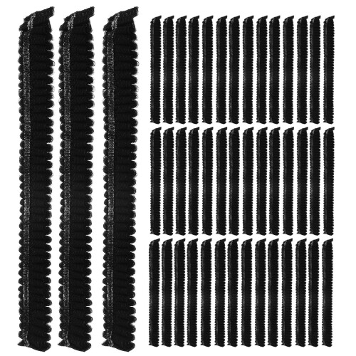 200Pièces Bonnet Cheveux Non- Jetable Noir Pour Usage Culinaire 1