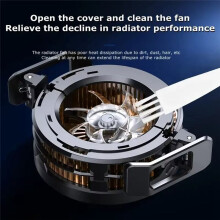 MEMO CX08 Semiconductor Mobile Phone Cooler 2 in 1 Back Clip High Power Strong Cooling with Attachment & Clamp