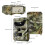 2Pièces Caméra Scouting Chasse 1080P IP56 Détection 1