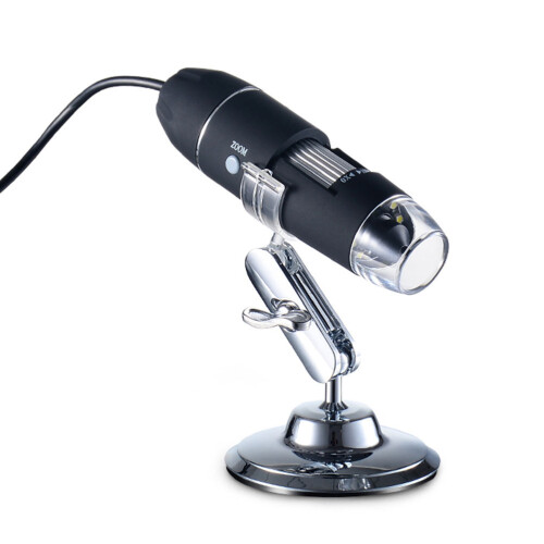 2Pièces Microscope USB Portable Multiusage Avec LED Couleurs