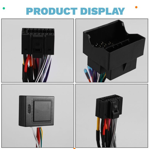 Car Power Cable with CANbus Protocol Box for  16P Android-Navig Adapter -RZ-08 1