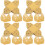 200Pièces Supports Papier Creux Pour Décor 7