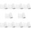 10Pcs Durable PVC Skirting Board Flexible Self Adhesive Wall Trim 6