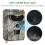 2Pièces Caméra Scouting Chasse 1080P IP56 Détection 3