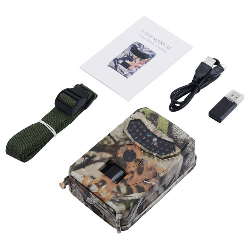 2Pièces Caméra Scouting Chasse 1080P IP56 Détection 1