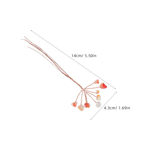 10Pcs Multi-Color Crystal Tree Branches with Copper Wire for DIY Craft 1
