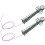 4Pcs Green Miniature Railway Lamp Posts for Model Train Layouts DIY 1