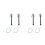 4Pcs Green Miniature Railway Lamp Posts for Model Train Layouts DIY 8