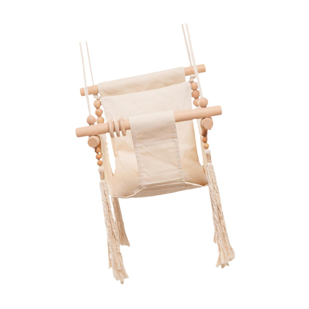 Baby Swing Chair Wood Nursery Swing Toddlers Infants Swing for Park Ho