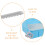 Pet Bird Bath Box Sky-Blue with Filtration and Shower Feature 7