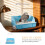 Pet Bird Bath Box Sky-Blue with Filtration and Shower Feature 9