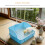 Pet Bird Bath Box Sky-Blue with Filtration and Shower Feature 8