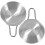 10Pcs Reusable Silver Camping Food Containers Multi-Use Water Bowls 1