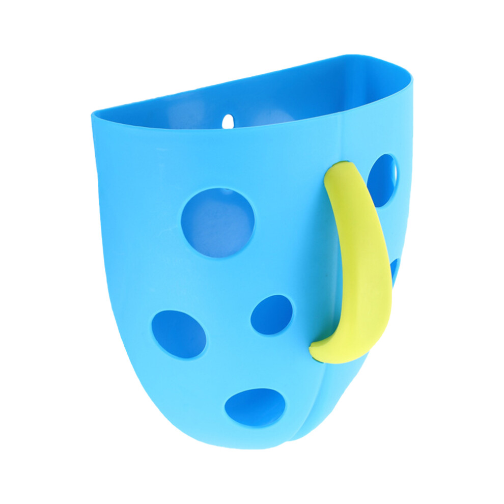 2Pcs Bath Accessory Organizer With Suction Cups For Toy Storage Blue Inoomp