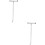 2Pcs Heavy Duty Metal Manhole Lifting Hook Silver Rust-Resistant Tool 7