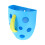 2Pcs Blue Bath Accessory Organizer with Suction Cups for Toy Storage 9