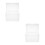 2Pcs Transparent Cd Dvd Organizer Box Dust Moisture Protected 7