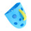 2Pcs Blue Bath Accessory Organizer with Suction Cups for Toy Storage 11