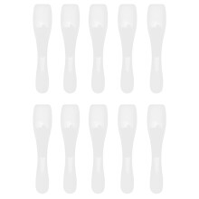 200Pcs White Face Mask Scoops Lightweight Cosmetic Makeup Spatulas