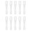 200Pcs White Face Mask Scoops Lightweight Cosmetic Makeup Spatulas 1