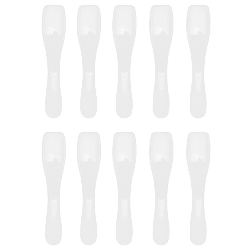 Inoomp White 200Pcs Face Mask Scoops Lightweight Cosmetic Makeup Spatulas