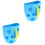 2Pcs Blue Bath Accessory Organizer with Suction Cups for Toy Storage 3