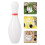 2Sets Bowling Speelset Kinderen Wit Plastic Met Bowlingballen 11