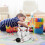 2Sets Bowling Speelset Kinderen Wit Plastic Met Bowlingballen 6
