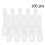 200Pcs White Face Mask Scoops Lightweight Cosmetic Makeup Spatulas 8
