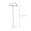 2Pcs Heavy Duty Metal Manhole Lifting Hook Silver Rust-Resistant Tool 9