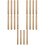 20Pièces Bâtons De Rythme Bois Clair Percussion Jouets Enfants 7