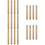 20Pièces Bâtons De Rythme Bois Clair Percussion Jouets Enfants 11