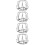 4Pcs Durable Stainless Steel Fire Sprinkler Covers Silver 10