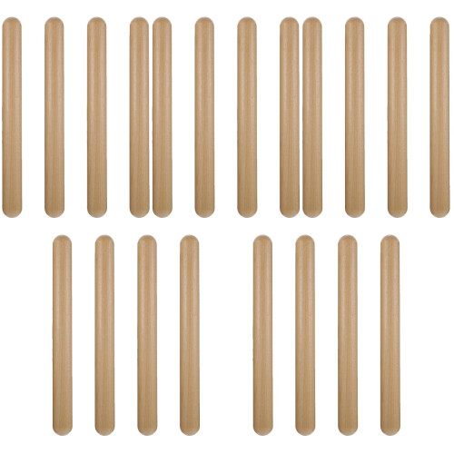20Pièces Bâtons De Rythme Bois Clair Percussion Jouets Enfants 2