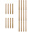20Pièces Bâtons De Rythme Bois Clair Percussion Jouets Enfants 10