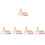 5Sets Plastic Cat Figures Playset Pretend Play Toy Set Assorted Color 7